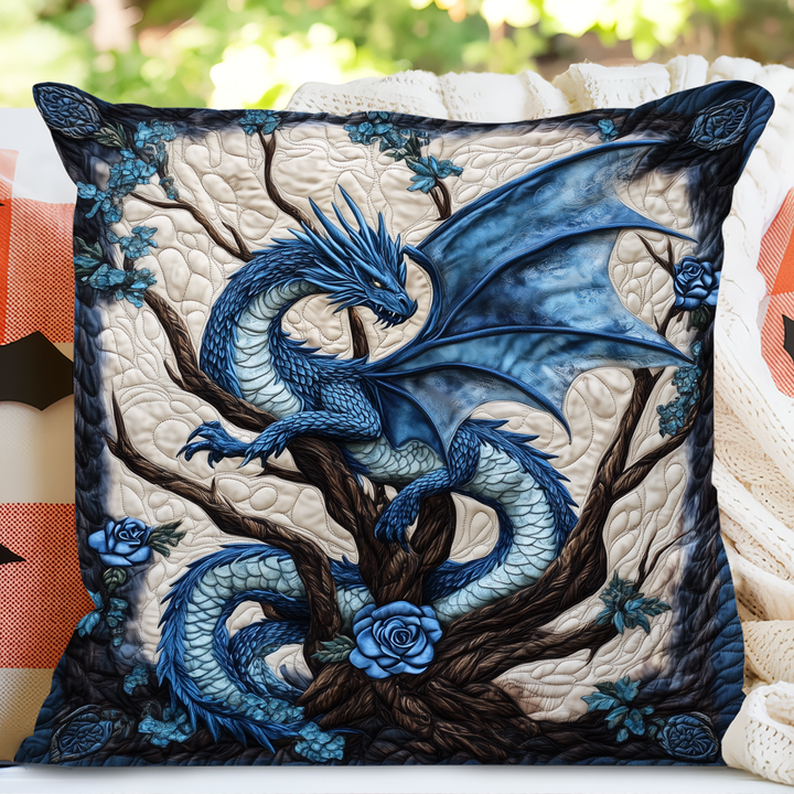 Rosefire Dragon | Handcrafted Pillow Case