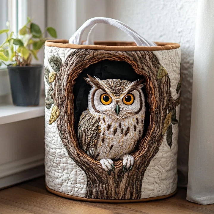 Owl | Handcrafted Laundry Basket