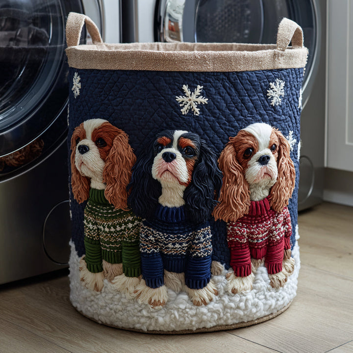 King Charles Sweater | Handcrafted Laundry Basket