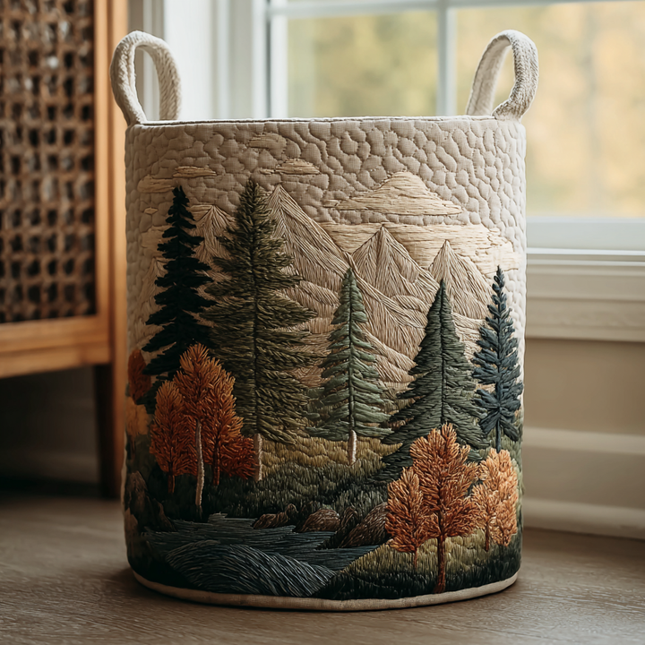 Mountain View | Handcrafted Laundry Basket