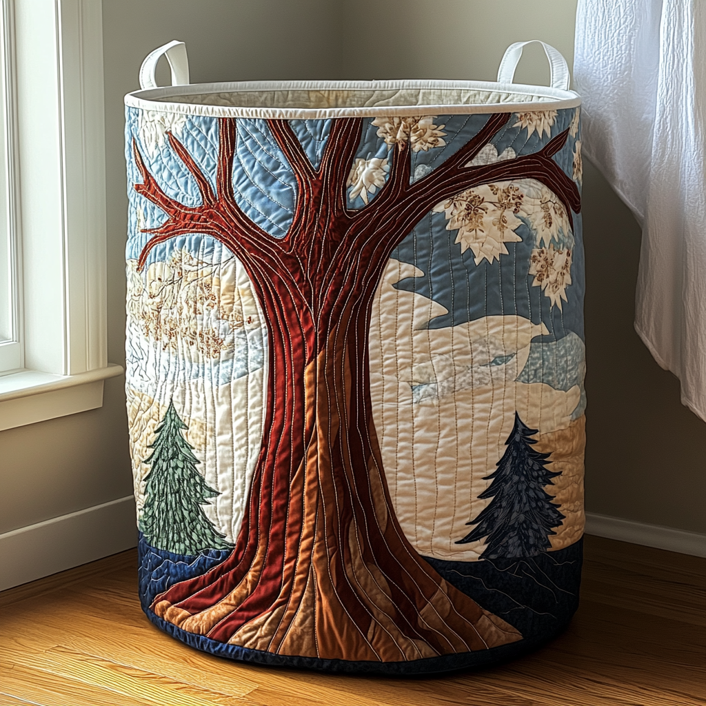 Tree of Life | Handcrafted Laundry Basket