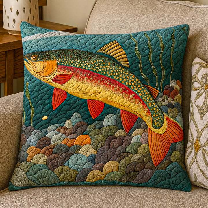 Rustic Fishing | Handcrafted Pillow Case