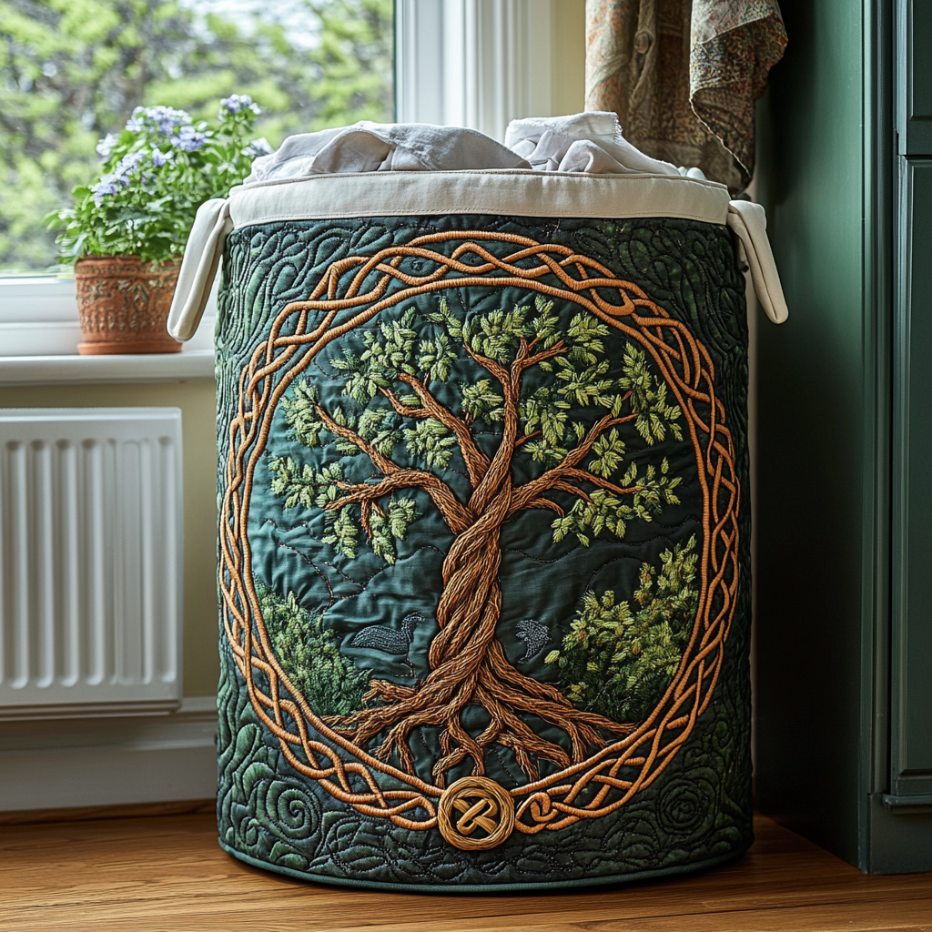 Tree of Life | Handcrafted Laundry Basket