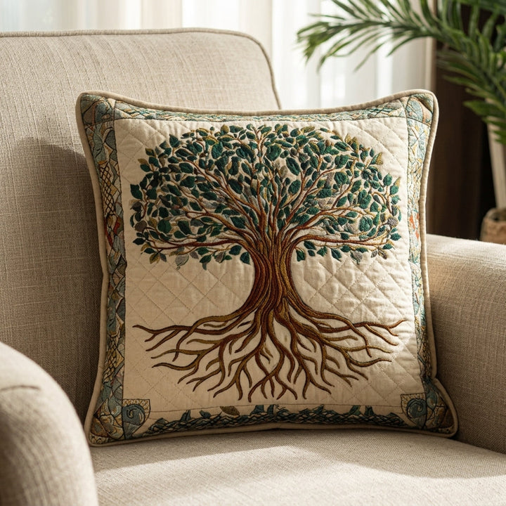 Seasons of Life | Handcrafted Pillow Case