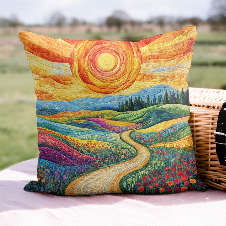 Sunlit Joy | Handcrafted Pillow Case