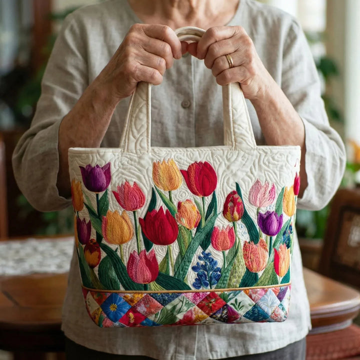 Quilted Tulip Bag